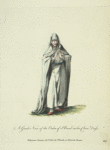 A Greek nun of the order of St. Bazil in her choir dress. Religieuse Grecque de l'Ordre de St. Bazil en habit de choeur.