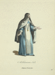 A Franciscan nun. Religieuse Franciscaine.