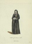 Habit of a Saxon nun. Religieuse Saxonne.