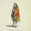 Habit of a French nobleman in 1660. Gentilhomme François.