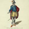 Habit of a Spanish gentleman in 1626. Gentilhomme Espagnol.