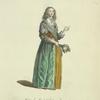 Habit of an English lady in spring, 1641. Dame Angloise en habit de printemps.