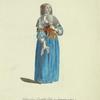 Habit of an English lady in summer, 1641. Dame Angloise en habit d'eté.