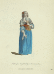 Habit of an English lady in summer, 1641. Dame Angloise en habit d'eté.