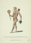 An Indian inhabiting the country Northwest of Louisiana in 1741 Sauvage du Nord Ouest de la Louisiane.