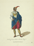 Habit of Cunne Shote a Cherokee Chief. Cunne Shote Chèf des Chiroquois.