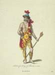 Habit of a king of Florida in 1625. Roy de la Floride.