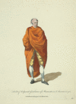 Habit of a Spanish gentleman of Montevideo in South America in 1764. Gentilhomme Espagnol de Montevideo.