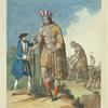 Habit of the Patagonians in 1764. Patagons.