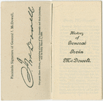 A Short History of General I. McDowell