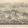 A bird's eye view of ancient Jerusalem, embracing a minute representation of this sacred city