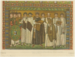 Emperor Justinian making an offering