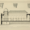 Section of the mosque of El-Aksa, and of its substructions.