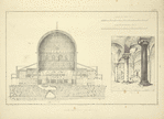 Section of Kubbet es-Sakharah - view of the interior of the Golden Gate.