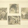 Interior views of the Church of the Resurrection, viz. Great Dome (fig. 1), Calvary (fig. 2), Greek Chapel (fig. 3), Chapel of S. Helena (fig. 4).