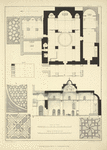 Plans and sections of the Armenian Church of S. James, and mosaics.