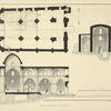 Plans and sections of the French Church of S. Ann.