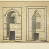 Two doors in the Tekhiyeh el-Khasseki-Sultane, commonly called the Hospital of S. Helena.