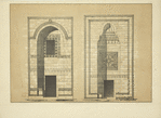 Two doors in the Tekhiyeh el-Khasseki-Sultane, commonly called the Hospital of S. Helena.
