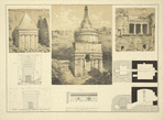 Plan and section of S. Pelagias's tomb on the Mount of Olives; Details of sepulchres in the Valley of Jehoshaphat, and of some others in the neighbourhood of Jerusalem.