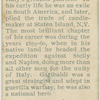Garibaldi Day, Italy.