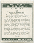 Pass of Llanberis, Caernarvonshire.