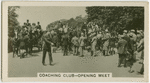 Coaching Club, opening meet.