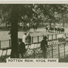 Rotten Row, Hyde Park.