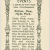 Rotten Row, Hyde Park.