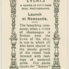 Launch at Newcastle.