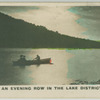 An evening row in the Lake District.