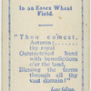 In an Essex wheat field.