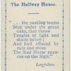 The halfway house.