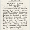 Belvoir Castle, Leisestershire.