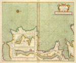 A chart of the sea coast from ENGLAND to the STREIGHTS