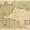 A new and correct chart of part of the Island of JAVA from the West end to Batavia with the Streights of Sunda