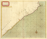 A new chart of the coast of ORIXA and GALCONDA