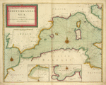 A new chart of the coast of the MEDITERRANEAN SEA ; Livorn or Legorne ; The Bay of Tunis.