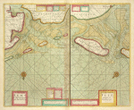 A chart of the Eems of Old West Eems and East Eems; A chart of the FLIE and part of Ameland gat