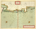 A chart of NORWAY from High Land of Horrel to Momendael with Liet of Dronten