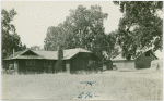 A settler's home and farm building at Durham, California