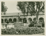 Statue of Fra Junipero Serra in San Fernando Mission