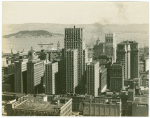 Aerial view of San Francisco's financial district