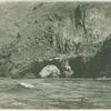 Entrance to one of the caves on Santa Cruz Island, Southern California