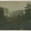 View of Yosemite Park from elevated location