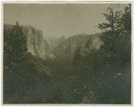 View of Yosemite Park from elevated location