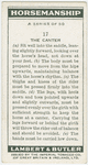 The canter.