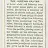 The hunting canter.