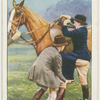 Mounting with aid.