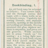 Bookbinding. 1.